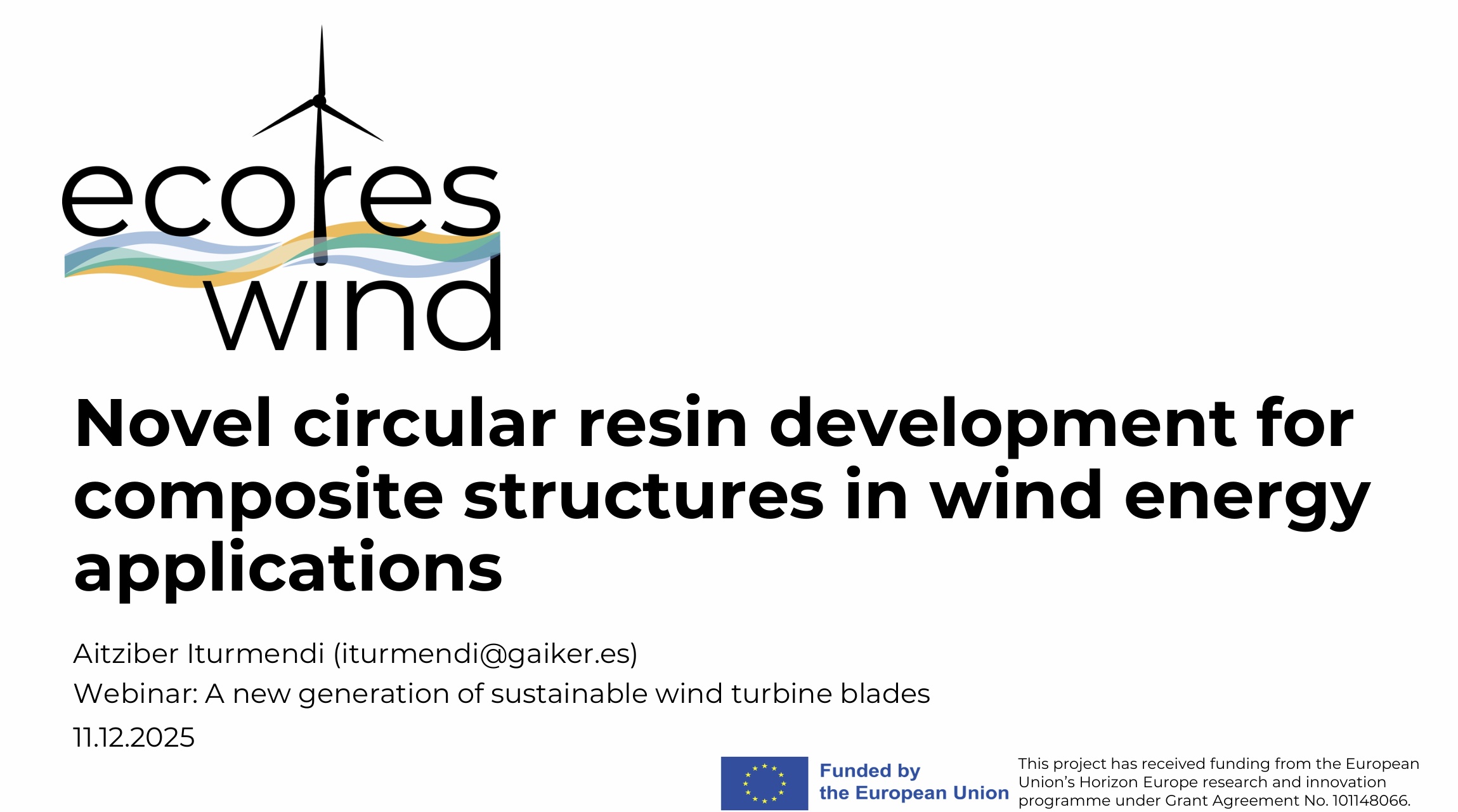 Introduction to ECORES WIND